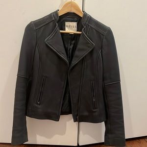 Reiss leather jacket